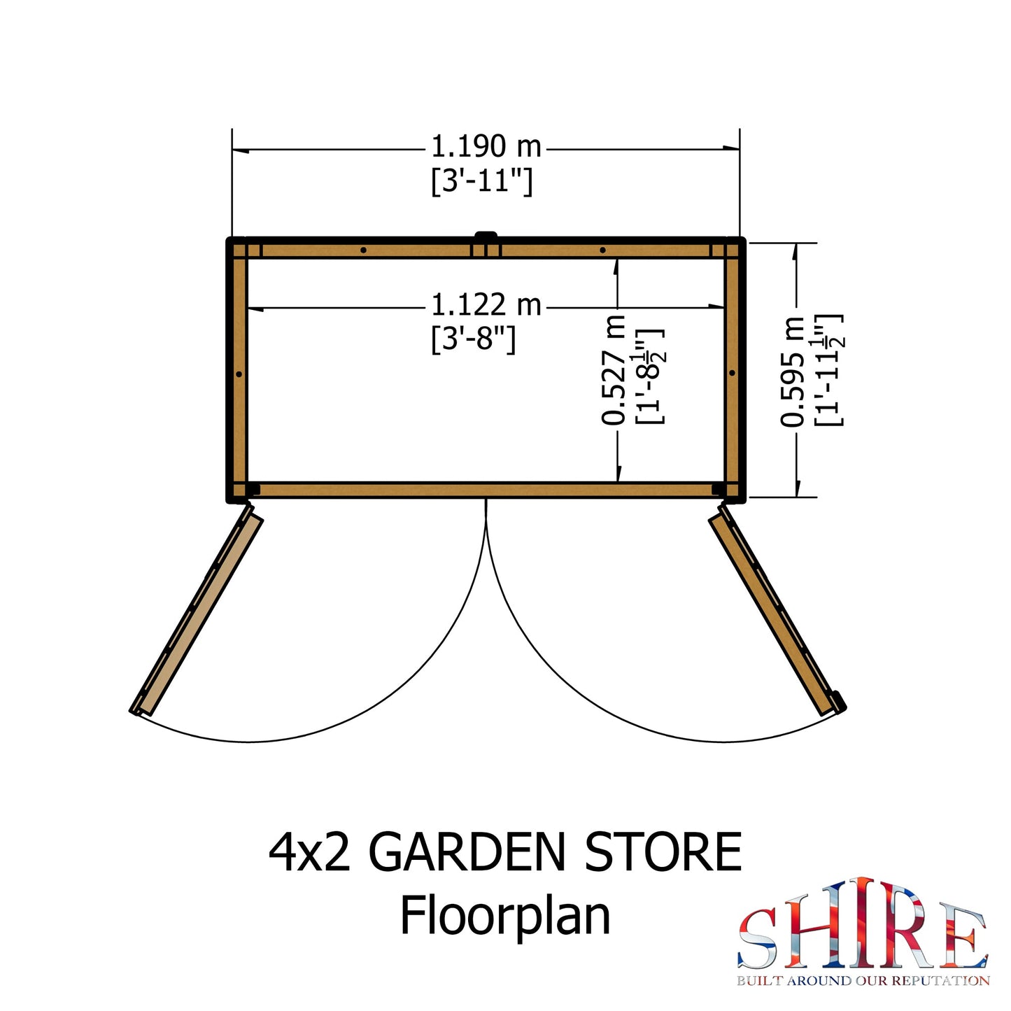 Garden Store Large (4' x 2')