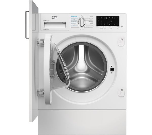 Beko bPro 500 RecycledTub WDIK854441 WiFi-enabled Integrated 8kg Washer Dryer