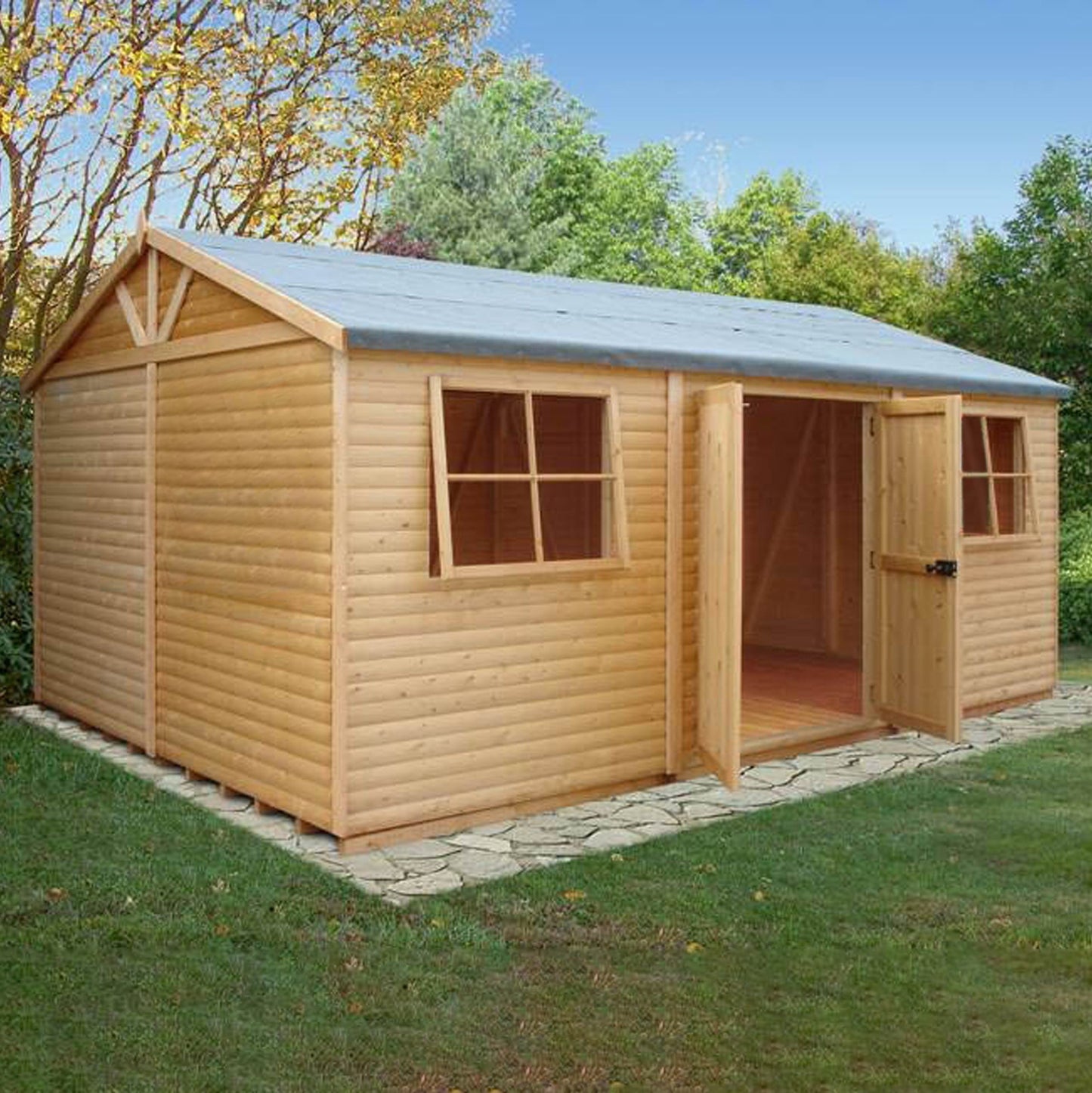 Goodwood Mammoth (10' x 15') Professional Tongue and Groove Apex Shed