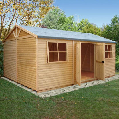 Goodwood Mammoth (10' x 15') Professional Tongue and Groove Apex Shed