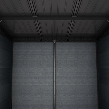 Keter Cortina 9ft 2" x 7ft (2.8 x 2.1m) Storage Shed in Grey