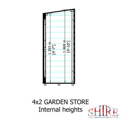 Garden Store Large (4' x 2')