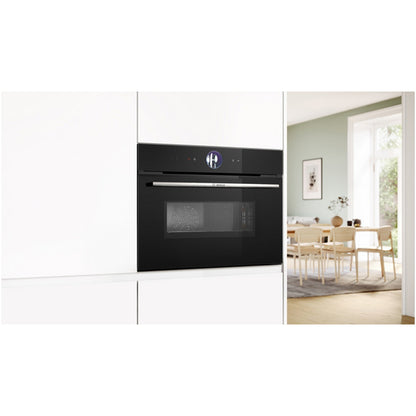 Bosch CMG7761B1B Series 8 Built-In Combi Microwave - Black