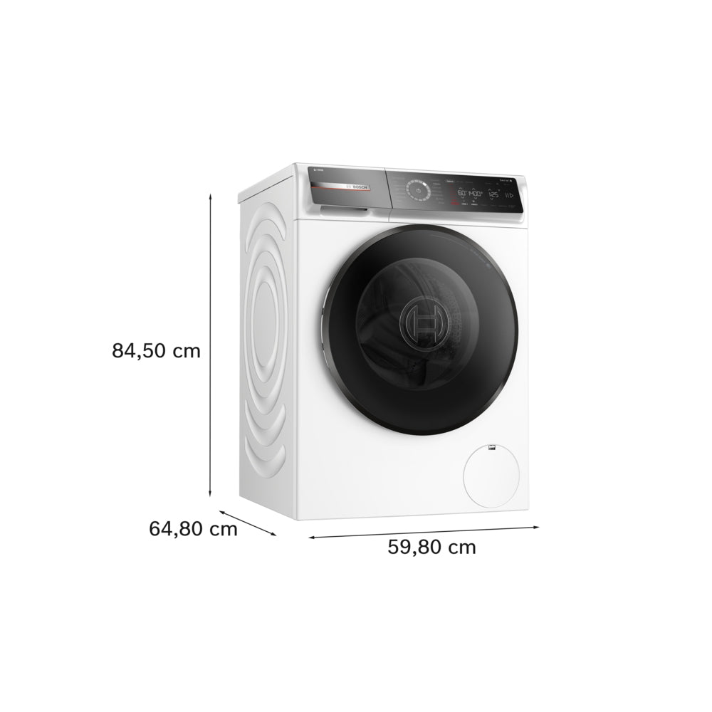 Bosch WGB256A1GB Series 8 i-DOS WiFi enabled 10kg 1400 Spin Washing Machine White