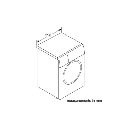 Bosch WGB256A1GB Series 8 i-DOS WiFi enabled 10kg 1400 Spin Washing Machine White