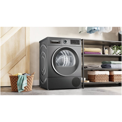 Bosch WQG245R1GB Series 6 9kg Heat Pump Tumble Dryer Graphite - A+++ Rated