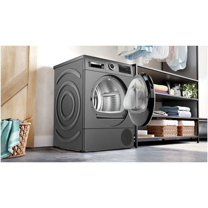 Bosch WQG245R1GB Series 6 9kg Heat Pump Tumble Dryer Graphite - A+++ Rated