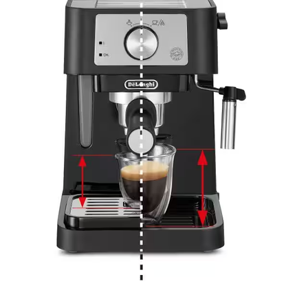 De'Longhi EC260.BK Stilosa Traditional Barista Pump Manual Espresso Coffee Machine Black