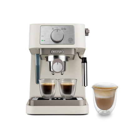 De'Longhi EC260.CR Stilosa Traditional Barista Pump Manual Espresso Coffee Machine Cream