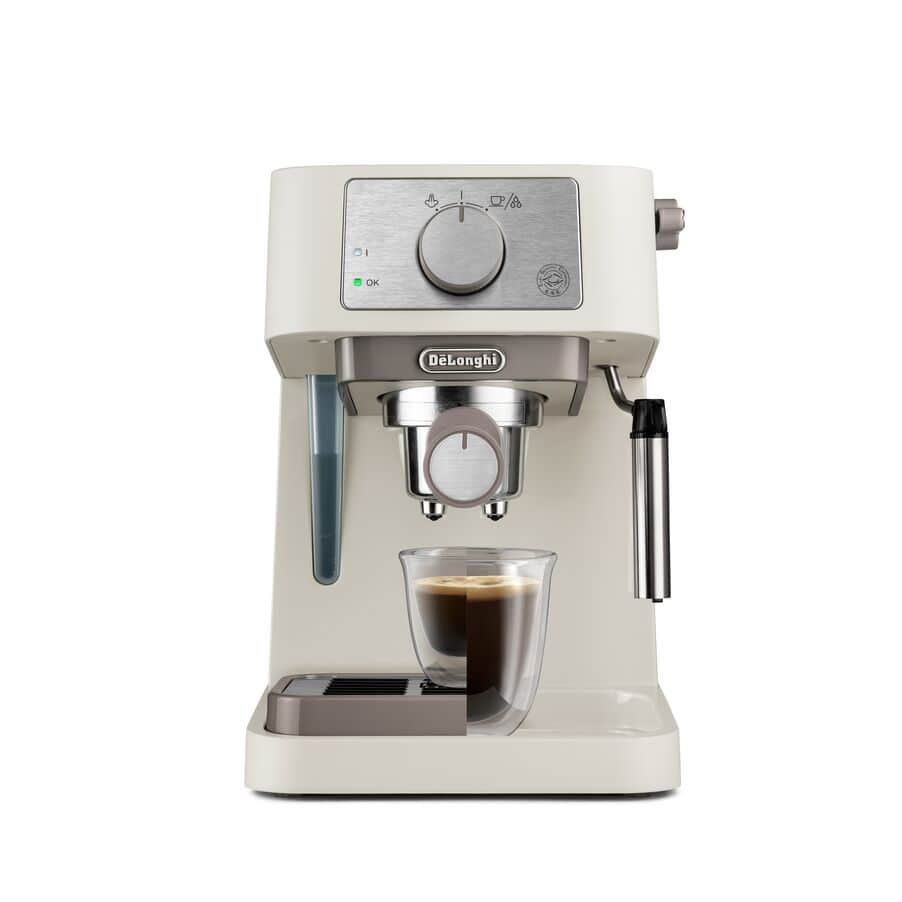 De'Longhi EC260.CR Stilosa Traditional Barista Pump Manual Espresso Coffee Machine Cream
