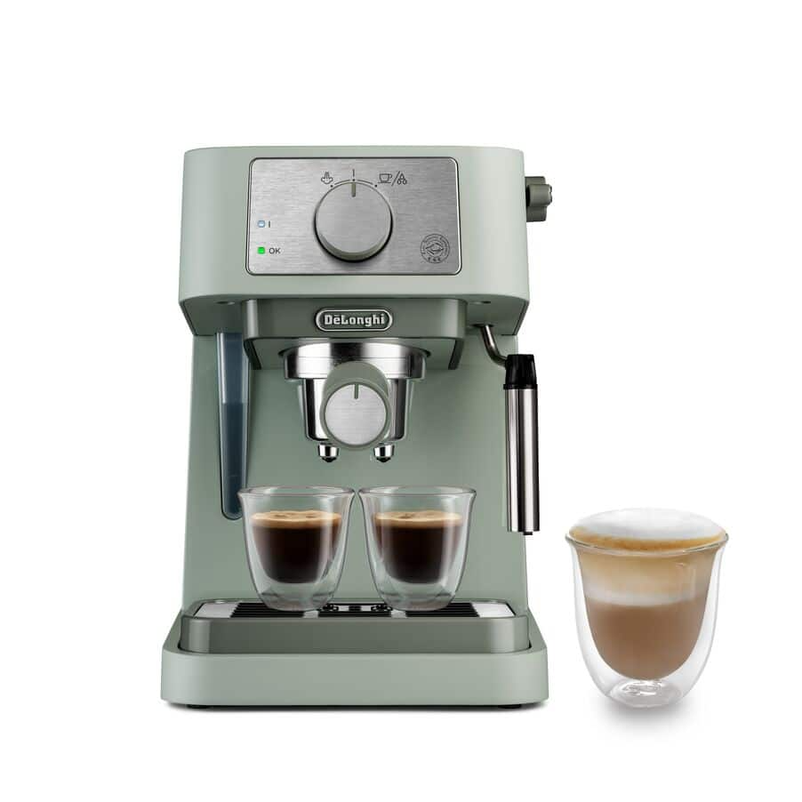 De'Longhi EC260.GR Stilosa Traditional Barista Pump Manual Espresso Coffee Machine Green