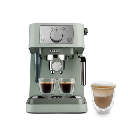 De'Longhi EC260.GR Stilosa Traditional Barista Pump Manual Espresso Coffee Machine Green