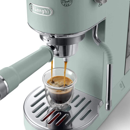 De'Longhi EC890.GR Dedica Duo with Advanced Milk Steam Wand Manual Espresso Machine Green