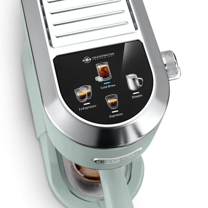De'Longhi EC890.GR Dedica Duo with Advanced Milk Steam Wand Manual Espresso Machine Green