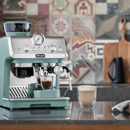 De'Longhi EC9155.GR La Specialista Arte Compact Manual Bean to Cup Coffee Machine Green