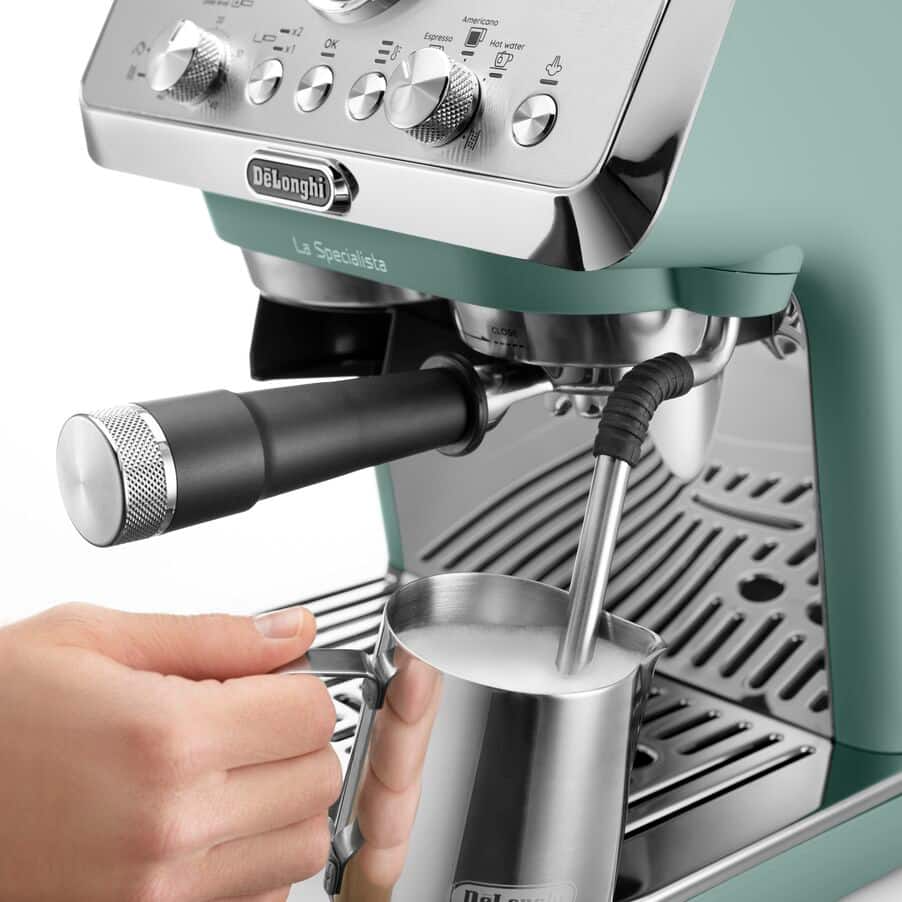 De'Longhi EC9155.GR La Specialista Arte Compact Manual Bean to Cup Coffee Machine Green