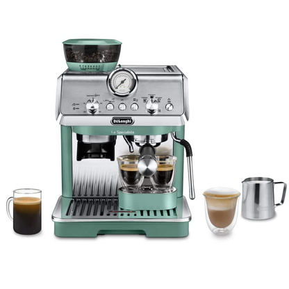 De'Longhi EC9155.GR La Specialista Arte Compact Manual Bean to Cup Coffee Machine Green