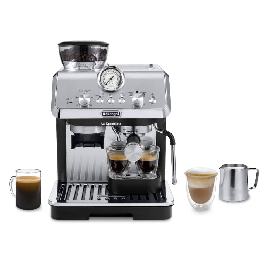 De'Longhi EC9155.MB La Specialista Arte Compact Manual Bean to Cup Espresso Coffee Machine Black