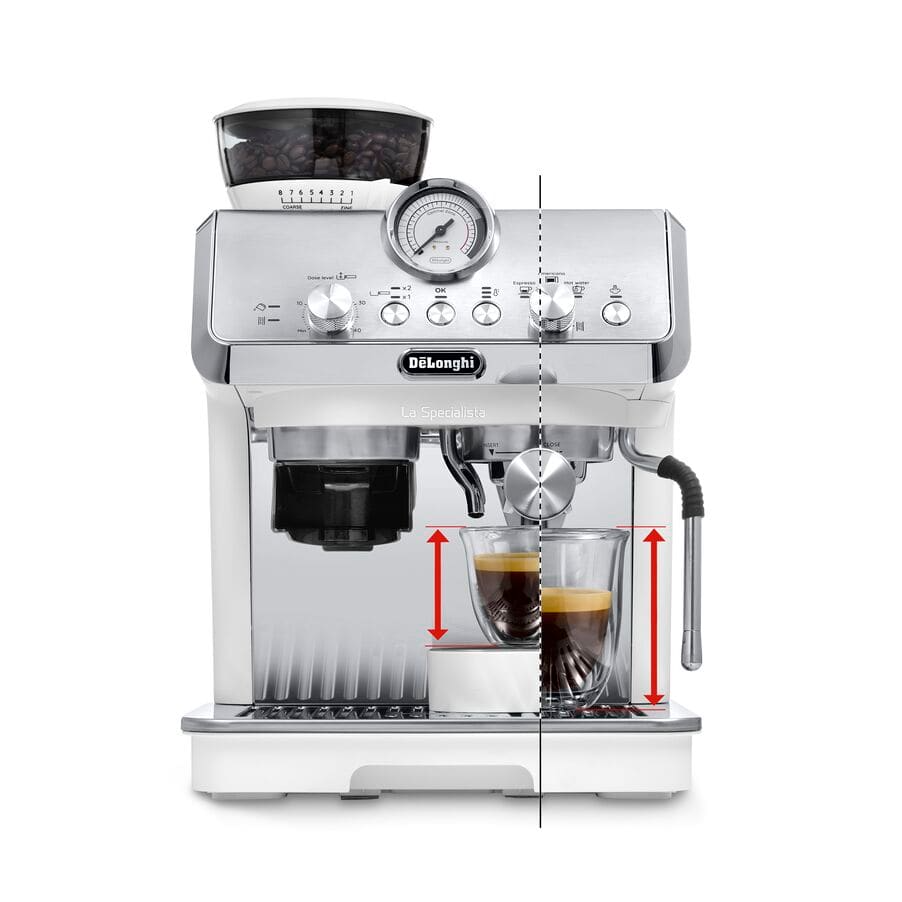 De'Longhi EC9155.WH La Specialista Arte Compact Manual Bean to Cup Manual Coffee Machine White
