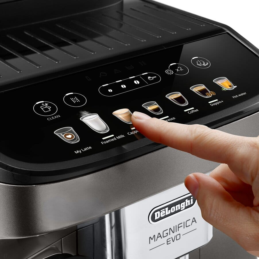 De'Longhi ECAM290.83.TB Magnifica Evo Bean to Cup Automatic Coffee Machine Titanium Black