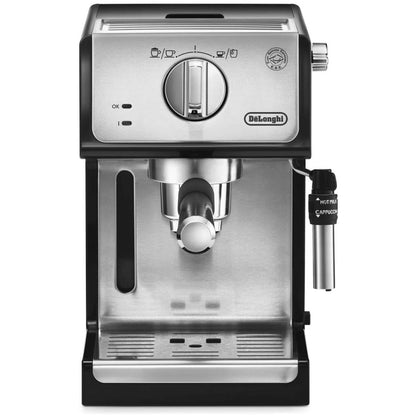 De'Longhi ECP35.31 Compact Manual Espresso Pump Coffee Machine Black and Silver