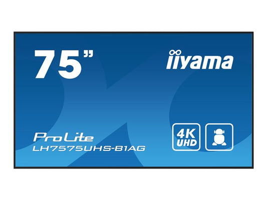 iiyama ProLite LH7575UHS-B1AG 75" LED-backlit LCD display - 4K - for digital signage