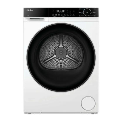 Haier HD80-D357U1 8kg Freestanding Heat Pump Tumble Dryer White - D Rated