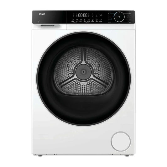 Haier HD80-D357U1 8kg Freestanding Heat Pump Tumble Dryer White - D Rated