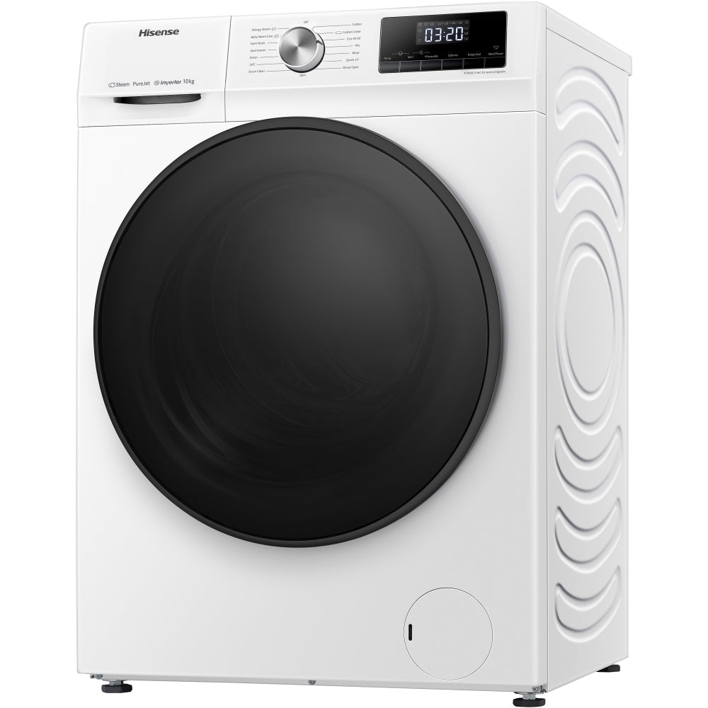 Hisense WFQA1014EVJM 3 Series 10kg 1400 Spin Freestanding Front Load Washing Machine White