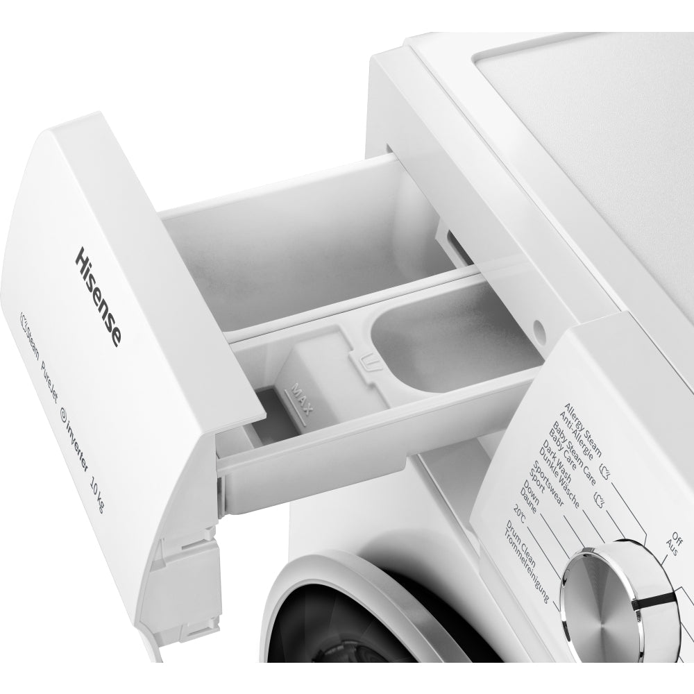 Hisense WFQA1014EVJM 3 Series 10kg 1400 Spin Freestanding Front Load Washing Machine White