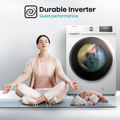 Hisense WFQA1014EVJM 3 Series 10kg 1400 Spin Freestanding Front Load Washing Machine White