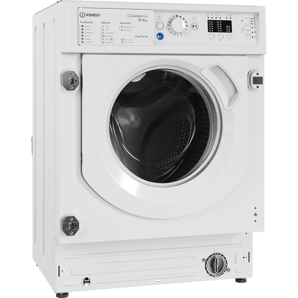 Indesit BIWDIL861485 8kg Integrated Washer Dryer White