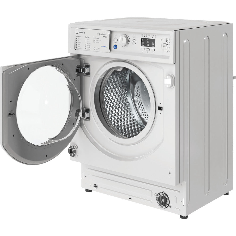 Indesit BIWDIL861485 8kg Integrated Washer Dryer White