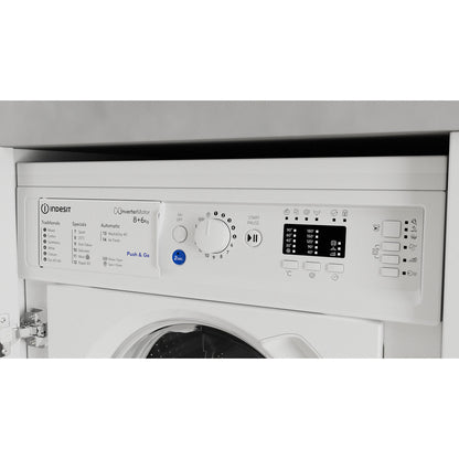 Indesit BIWDIL861485 8kg Integrated Washer Dryer White