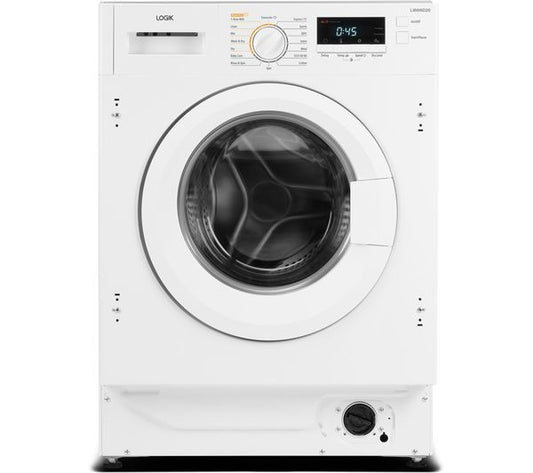 LOGIK LI8W6D20 Integrated 8kg Washer Dryer