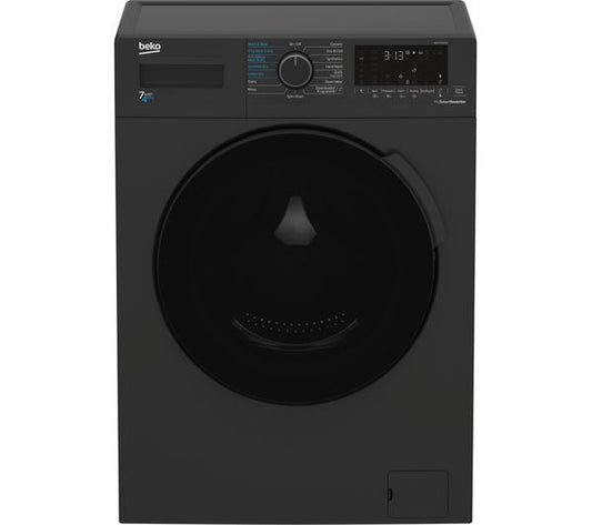Beko WDK742421A Bluetooth 7kg Washer Dryer - Black