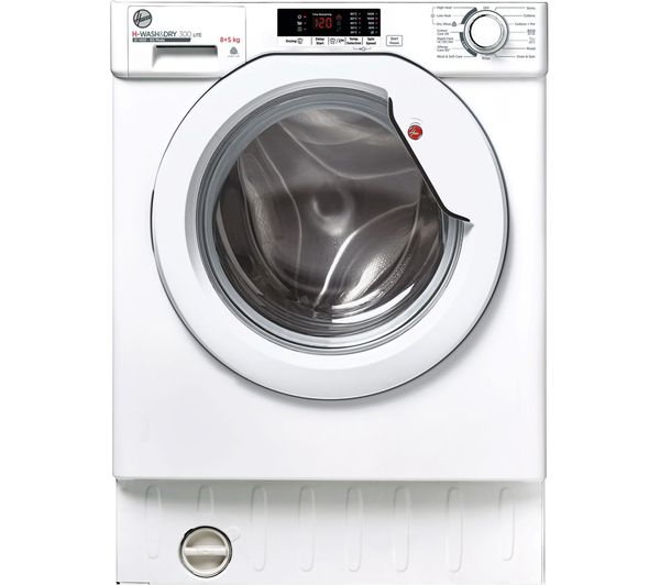 Hoover H-Wash 300 HBD 485D2E Integrated 8kg Washer Dryer - White