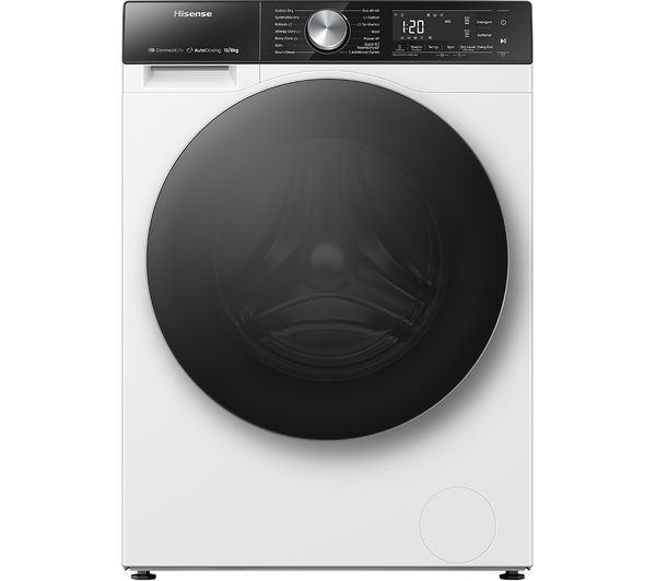 Hisense 5S Series Auto Dosing WD5S1245BW WiFi-enabled 12kg Washer Dryer - White