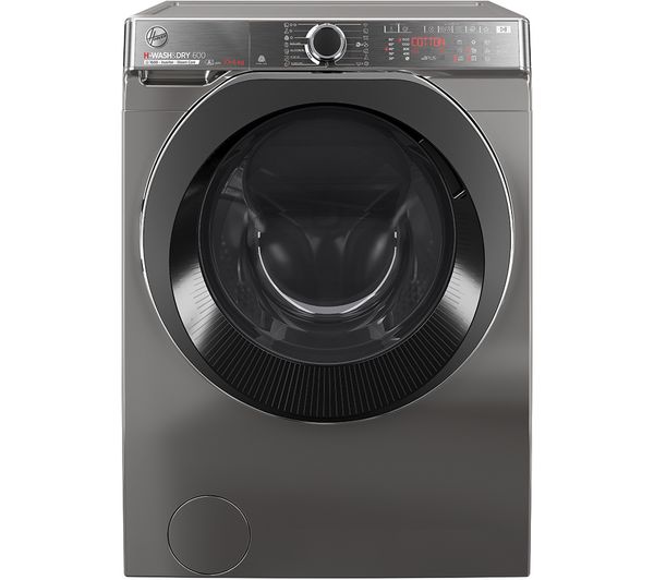 Hoover H-Wash 600 H6DPB6106BCR8-80 WiFi-enabled 10kg Washer Dryer - Graphite
