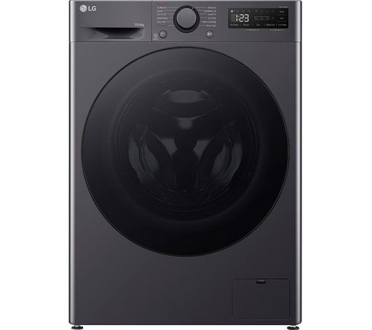 LG TurboWash360 with AI FWY706GBTN1 10kg Washer Dryer - Grey
