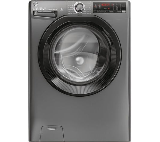 Hoover H Wash 350 H3DPS4866TAMBR80 WiFi-enabled 8kg Washer Dryer - Graphite