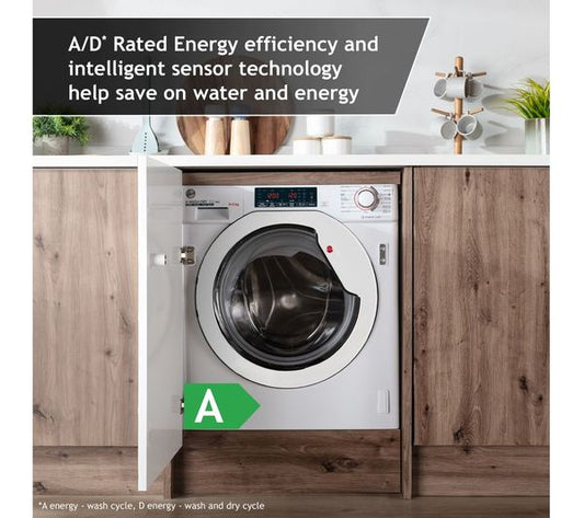 Hoover H-Wash & Dry 300 Pro HBDOS 695TAMCE-80 Integrated 9kg Washer Dryer