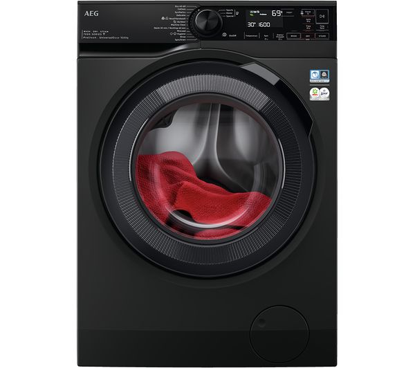 AEG 7000 Series LWR7416U6UD 10kg Washer Dryer - Black