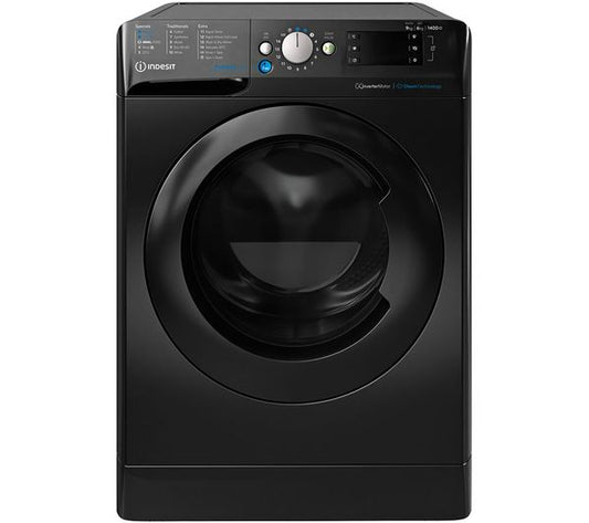 Indesit Innex Steam Push&Go BDE 96436 KV UK 9kg Washer Dryer - Black