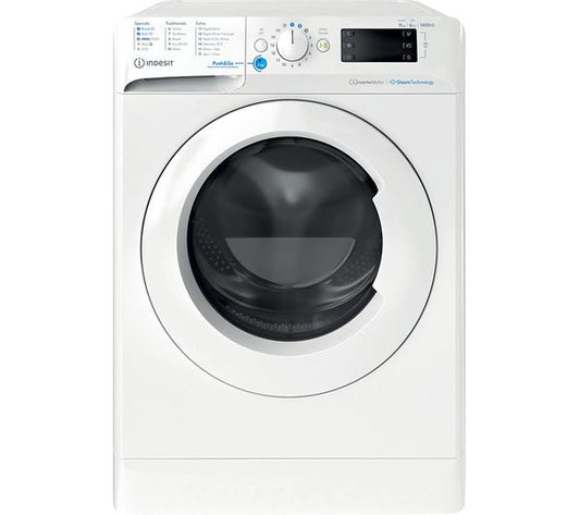 Indesit Steam Push&Go BDE 96436 WV UK 9kg Washer Dryer - White