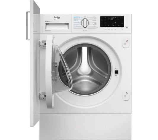 Beko bPro 500 RecycledTub WDIK854441 WiFi-enabled Integrated 8kg Washer Dryer