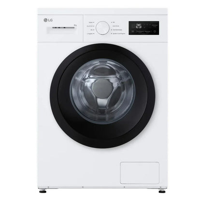 LG F4A10S8NWK 8kg 1400 Spin Front Load Washing Machine White - A Rated