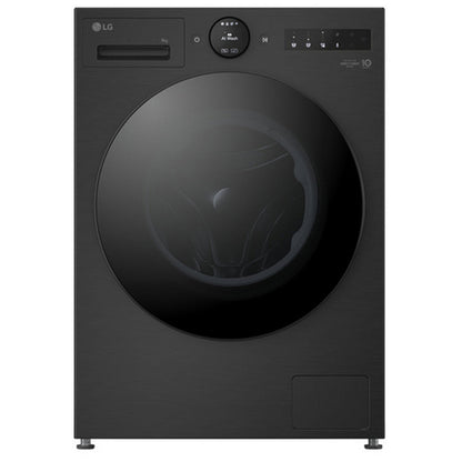 LG F4X7009TBB 9kg 1400 Spin AI Direct Drive Freestanding Washing Machine Black