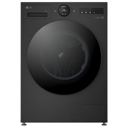 LG F4X7009TBB 9kg 1400 Spin AI Direct Drive Freestanding Washing Machine Black