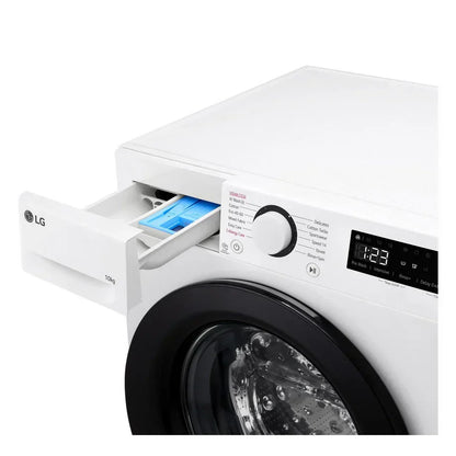 LG F4Y510WBLN1 Washing Machine Front Load 10kg 1400 Spin White - Clearance
